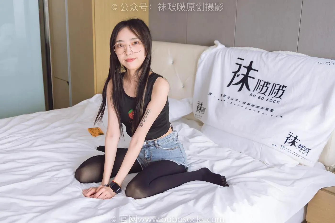 [BoBoSocks袜啵啵]NO.192 稚予-高跟鞋、黑色五指袜 [139P]插图8